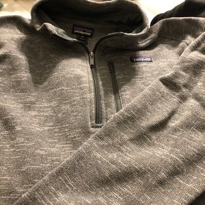 Patagonia grey quarter zip (xxl)